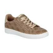 Trampki damskie - Guess Trampki BECKIE | z dodatkiem skóry - miniaturka - grafika 1