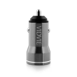 Ładowarka samochodowa VIDVIE CC536 1xUSB QC 3.0 18W srebrny - Ładowarki samochodowe - miniaturka - grafika 1
