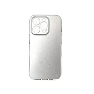 Etui i futerały do telefonów - Silikonowe etui ochronne Glitter Case Shiny Glitter Bumper Back Cover kompatybilne z iPhone 11 Pro Silver - miniaturka - grafika 1