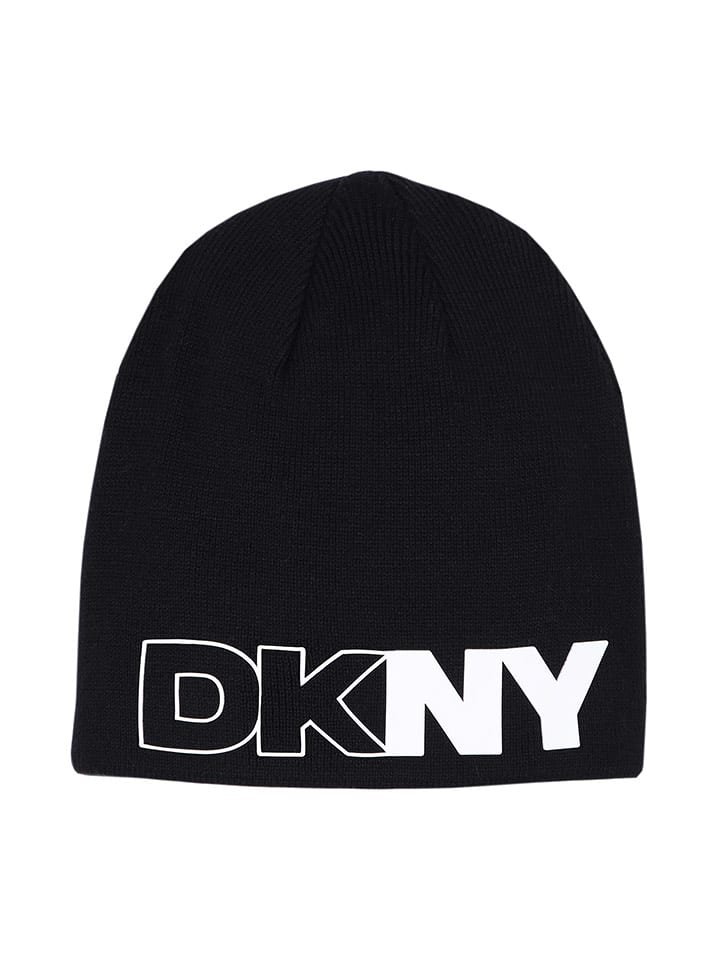 DKNY Czapka w kolorze czarnym