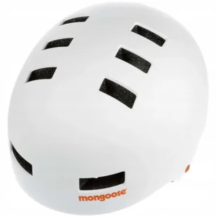 Kask rowerowy Mongoose Mg Bmx Helmet White XL 60-62cm Bmx Skate - Kaski rowerowe - miniaturka - grafika 1