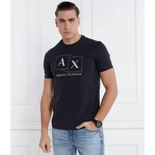 Koszulki męskie - Armani Exchange T-shirt | Regular Fit - grafika 1