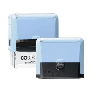 Pieczątka COLOP COMPACT 40 PRO pastelowy niebieski - poduszka: czarna 59x23 mm - Pieczątki - miniaturka - grafika 1