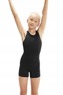 Kombinezony dla dzieci - Speedo Kombinezon Gimnastyczny Czarny Dziewczęcy 176 Jmd - miniaturka - grafika 1