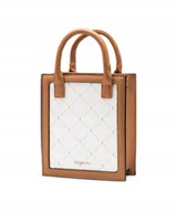 Torebki damskie - Mała Torebka Damska Listonoszka Crossbody PUCCINI Biała BLXP0050M-0 - miniaturka - grafika 1