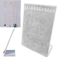 Biżuteria - akcesoria - Ekspozytor Stojak Biżuterię Bransoletki Szary D8 - miniaturka - grafika 1