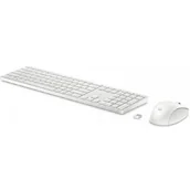 Zestawy myszka + klawiatura - HP 650 biały - miniaturka - grafika 1