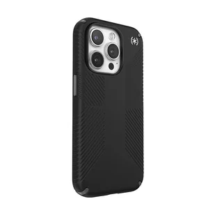 Speck Presidio2 Grip - Etui iPhone 15 Pro (Black / Slate Grey / White) - Etui i futerały do telefonów - miniaturka - grafika 2