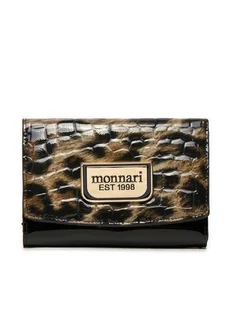 Monnari Duży Portfel Damski PURIMP0-24Z-PUR0171-KM20D000-R00 Czarny - Portfele - miniaturka - grafika 1