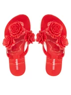 Buty dla dziewczynek - Melissa Japonki Mini Melissa Harmonic Springtime Inf M 35705 Czerwony - miniaturka - grafika 1