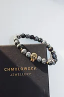 Bransolety męskie - Bransoletka męska Obsydian - Pakamera - miniaturka - grafika 1