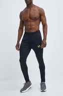 Spodnie męskie - Under Armour spodnie treningowe Challenger kolor czarny gładkie - miniaturka - grafika 1