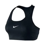 Biustonosze - Nike Classic Bra – damski biustonosz sportowy czarny czarny (Black/White) m - miniaturka - grafika 1
