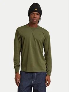 G-Star Raw Longsleeve Nifous D25076-336 Zielony Regular Fit - Koszulki męskie - miniaturka - grafika 1