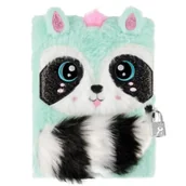 Zabawki kreatywne - Pamiętnik pluszowy Szop A5 z kłódką - STARPAK - miniaturka - grafika 1