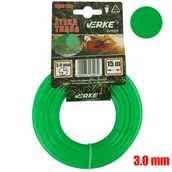 Akcesoria do kos i kosiarek - ŻYŁKA TNĄCA DO KOS I PODKASZAREK 3 MM 15 MB VERKE V90138 OKRĄGŁA - miniaturka - grafika 1