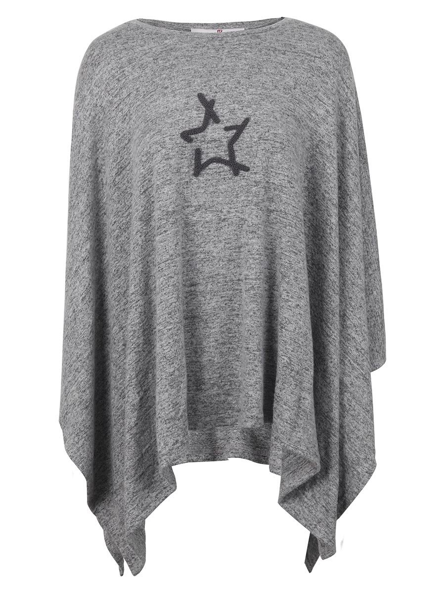 Damskie ponczo ciążowe szare Bellybutton Maternity, r.XL