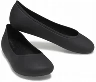 Baleriny - Damskie Wsuwane Buty Baleriny Baletki Brooklyn Flat 34-35 - miniaturka - grafika 1