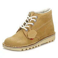 Botki damskie - Kickers Damskie botki Kick Hi', Brązowy opalenizna - 40 EU - miniaturka - grafika 1
