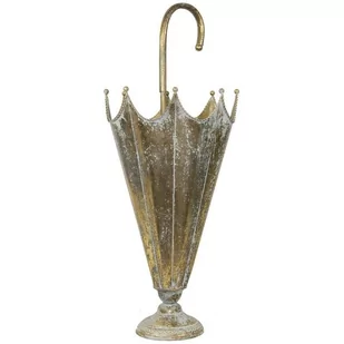 Pigmejka Stojak na parasole PIGMEJKA Derby, złoty, 75,5x30x30 cm - Wieszaki i stojaki - miniaturka - grafika 1