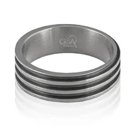 Sygnety - Pierścionek męski- sygnet w kolorze srebrnym EM 3 - EM Men's Accessories - miniaturka - grafika 1