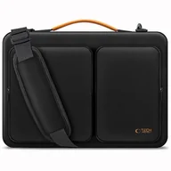 Torby na laptopy - Torba na laptopa TECH-PROTECT Defender Bag 13-14 Cali Czarno-pomarańczowy - miniaturka - grafika 1