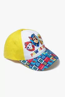 Czapki dla dzieci - Bawełniana czapka chłopięca z daszkiem Psi Patrol - żółta - grafika 1