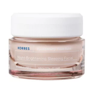 Korres Apothecary Wild Rose rozjaśniający krem na noc z olejkiem z dzikiej róży - Kremy do twarzy - miniaturka - grafika 1