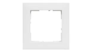 SUNO Ramka jednokrotna biała 721501 - Klawisze i ramki - miniaturka - grafika 1