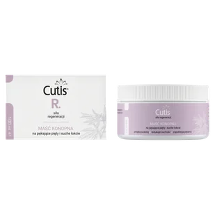 Cutis R-Regeneracja, maść konopna na pękające pięty i suche łokcie, 100 ml - Pielęgnacja stóp Cutis R-Regeneracja, maść konopna na pękające pięty i suche łokcie, 100 ml - Pielęgnacja stóp - miniaturka - grafika 1