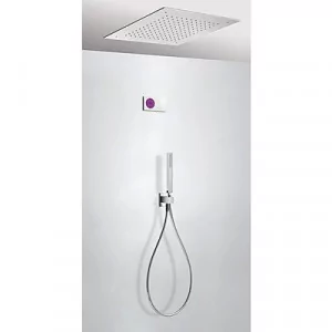 Tres 9286561 9286561 ESPACIO Podtynkowy termostatyczny elektroniczny zestaw prysznicowy SHOWER - Akcesoria hydrauliczne - miniaturka - grafika 1