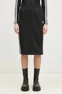 Spódnice - adidas Originals spódnica Adicolor Classic 3S Skirt kolor czarny midi ołówkowa IW8461 - miniaturka - grafika 1