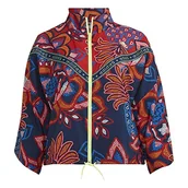 Kurtki damskie - adidas Farm Tracktop I Kurtka, Niebieski/Żółty, 4XL Kobiety, niebieski/żółty, 4XL - miniaturka - grafika 1