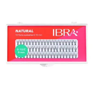 Ibra KĘPKI NATURALS C 0,10 9MM - Sztuczne rzęsy i akcesoria - miniaturka - grafika 1