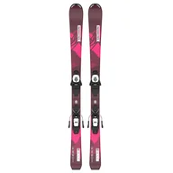 Narty - Dziecięce Narty SALOMON SKI SET L LUX JR M + L6 GW J2 80 BOR 150 889645996554 L41536200 – Bordowy - miniaturka - grafika 1