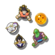 Glany damskie - Zestaw 5 przypinek Jibbitz™ Dragon Ball Z 5-Pack 10014531 (CR357-a) Crocs - miniaturka - grafika 1
