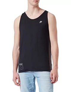 FILA Rachow męska koszulka na ramiączkach/Cami Shirt, Black Beauty-Iron Gate, XL - Koszulki sportowe męskie - miniaturka - grafika 1