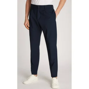 Tommy Hilfiger Wełniane spodnie chino HARLEM Regular Fit - Spodnie męskie - miniaturka - grafika 1