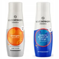 Syropy i koncentraty owocowe - Syropy SodaStream Orange Zero Pomarańcza Bez Cukru + Isotonic Izotonik Pomarańcza Grejpfrut - miniaturka - grafika 1