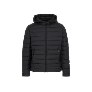 Męska Kurtka pikowana GUESS STRETCH HOODIE JACKET M3YL15WFHC2-JBLK – Czarny - Kurtki męskie - miniaturka - grafika 1