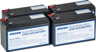 Baterie do zasilaczy awaryjnych UPS - Avacom AVACOM zestaw baterii do renowacji RBC116 4 szt baterii AVA-RBC116-KIT - miniaturka - grafika 1