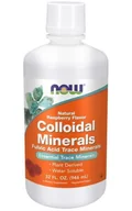 Witaminy i minerały - Now Foods FOODS Colloidal Minerals (Minerały śladowe) 946ml Malina - miniaturka - grafika 1