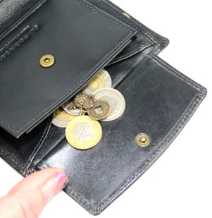 Portfel Męski Skórzany EL FORREST Skóra Bydlęca Duży Pionowy Bez Zapięcia Dwa Skrzydełka RFID GRANATOWY 896 301 13 x 10 x 3 [cm] - Portfele - miniaturka - grafika 15