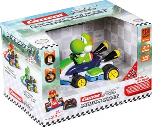 Carrera RC 2,4 GHz Mario Kart(TM) Race Kart 1:32, Yoshi - Zabawki zdalnie sterowane - miniaturka - grafika 1