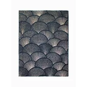 Dywany - Dywan Sofia Pawie Oko 80 x 150 cm granat - miniaturka - grafika 1