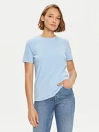 Koszulki i topy damskie - Tommy Hilfiger T-Shirt 1985 WW0WW37877 Błękitny Regular Fit - miniaturka - grafika 1