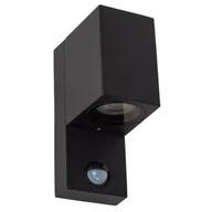 Lampy ogrodowe - Kinkiet z czujnikiem ruchu ZARO 69802/01/30 Lucide IP65 czarny - miniaturka - grafika 1