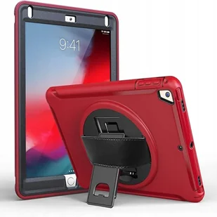 Etui na iPad Air 2/Air 1/Pro 9.7" z Obrotową Podstawką Czerwony - Etui do tabletów - miniaturka - grafika 1