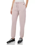 Spodnie sportowe damskie - Champion Legacy American Classics W-Light Powerblend Fleece High-Waist Relaxed Rib Cuff spodnie dresowe damskie, Różowy, L - miniaturka - grafika 1