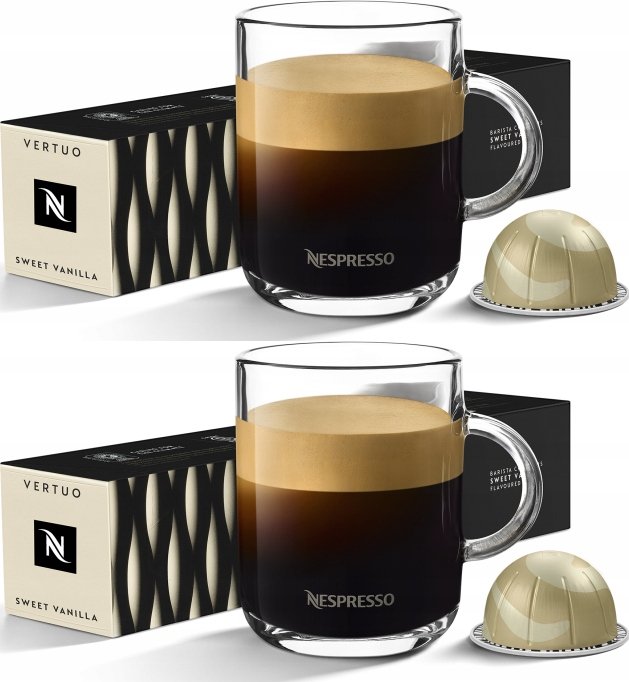 Kawa w kapsułkach Nespresso Barista Creations Sweet Vanilia 10 szt x2